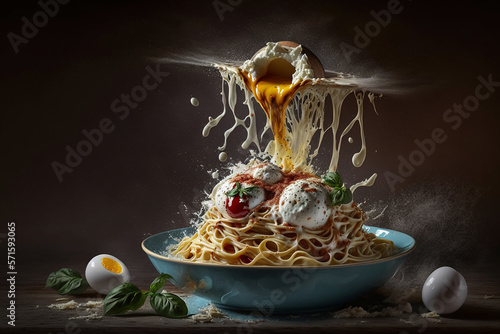 Delicious carbonara, generative ai