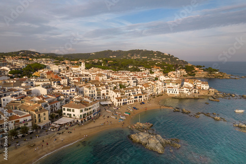 Wallpaper Mural Aerial view of Calella de Palafrugell, Costa Brava, Catalunya, Spain. Torontodigital.ca