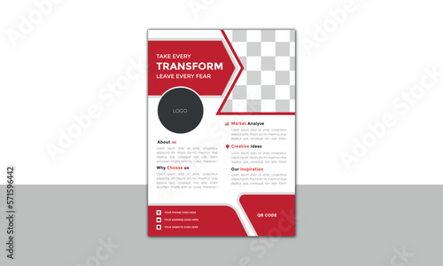 modern stylish professional flyer design vector file print layout