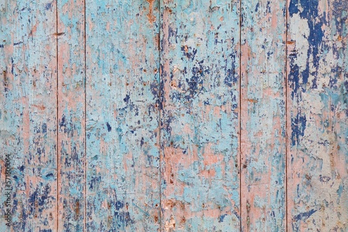 Old wood background peeling paint