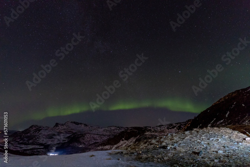 Fototapeta Naklejka Na Ścianę i Meble -  Polarlicht über Norwegen
