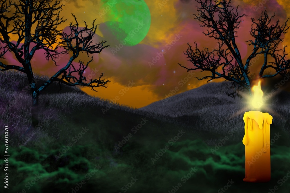 Halloween vivid haunting dark night texture - background design ...