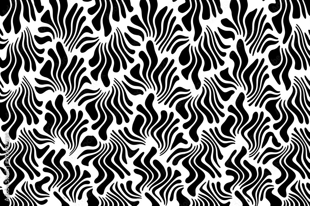 Black and white pattern Black and white pattern