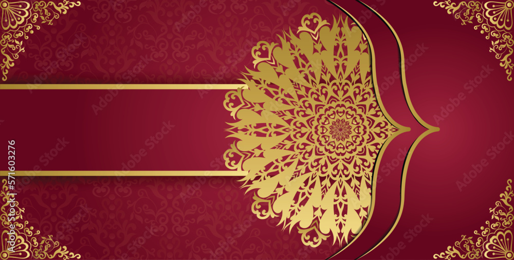 Extraordinary gorgeous mandala style greeting and invitation card. Gold vintage mandala background design. Extraordinary gorgeous mandala style greeting and invitation card. Gold vintage mandala background design.
