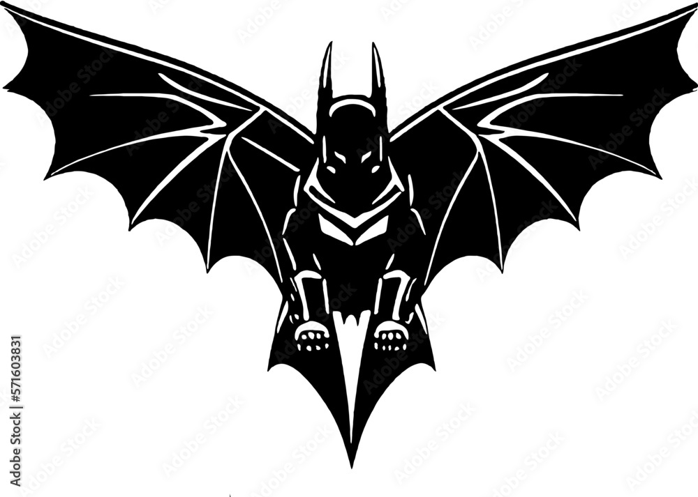 vector illustration of bat logo vector illustration of bat logo