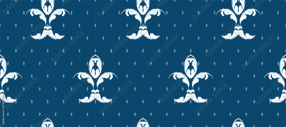 African Ikat paisley embroidery. Batik Textile ikat floral seamless pattern digital vector design for Print saree Kurti Borneo Fabric border Ikkat Dupatta African Ikat paisley embroidery. Batik Textile ikat floral seamless pattern digital vector design for Print saree Kurti Borneo Fabric border Ikkat Dupatta