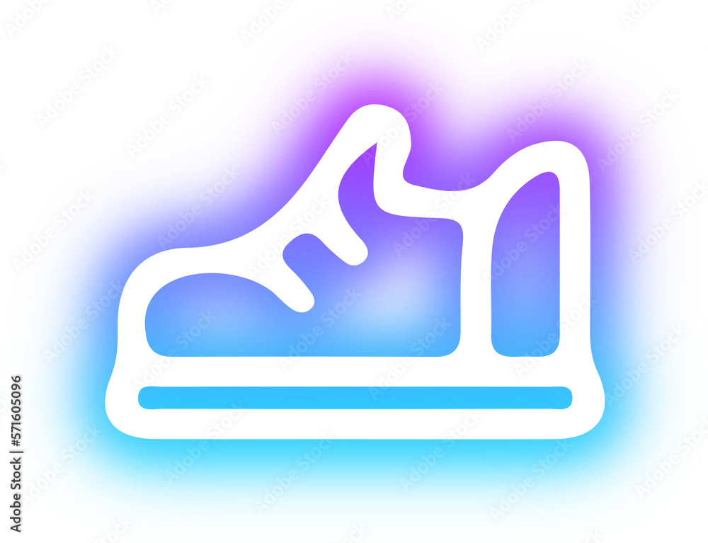Set of Sport icon neon Set of Sport icon neon