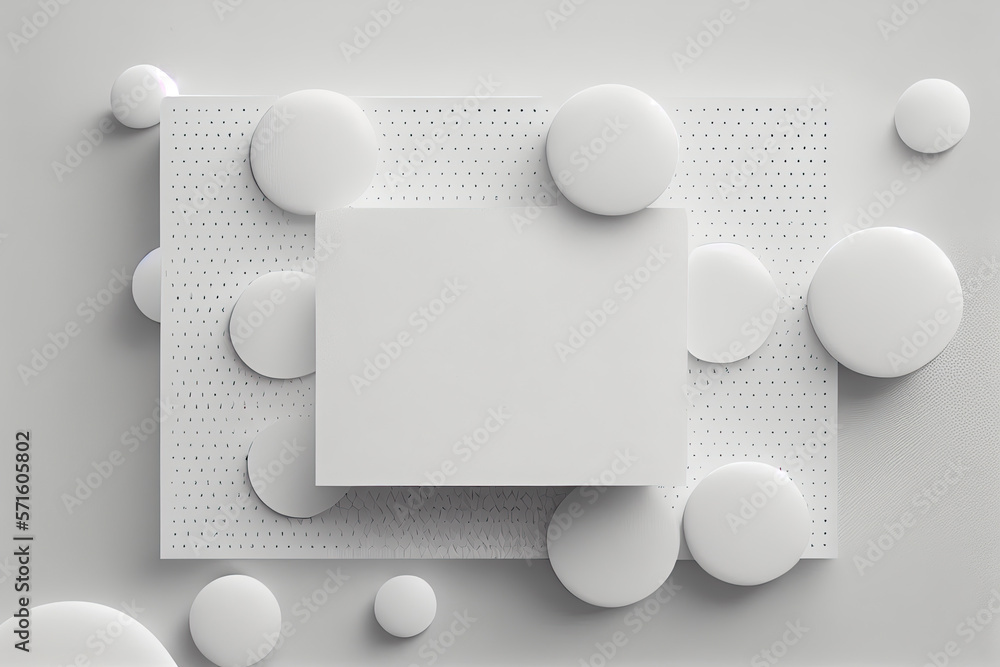 abstract white geometric background, minimal round frame flat lay abstract white geometric background, minimal round frame flat lay