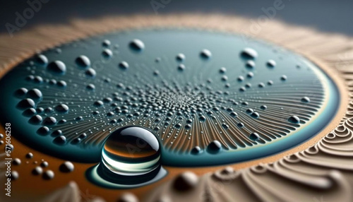 liquid nano surface abstract