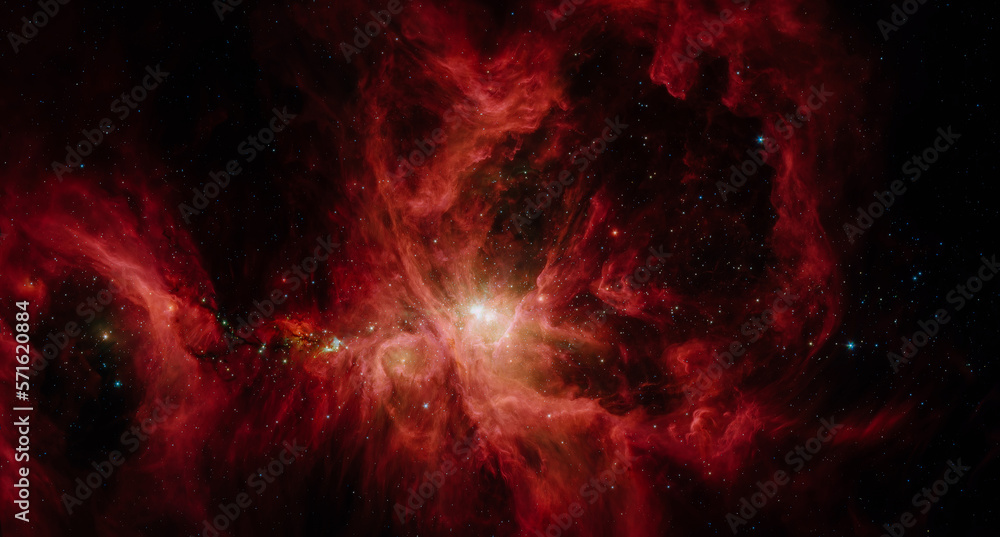 Space and glowing nebula background. Elements of this image furnished ...