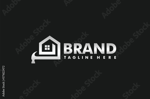 line home hammer logo