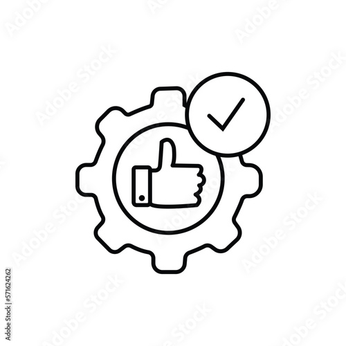 Best practices icons symbol vector elements for infographic web