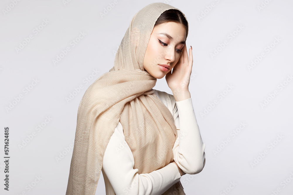 beautiful young muslim woman. beauty girl in hijab beautiful young muslim woman. beauty girl in hijab