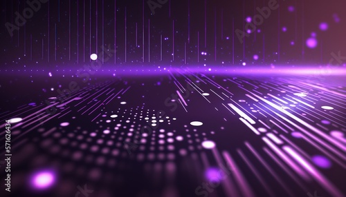 Purple Technology Background