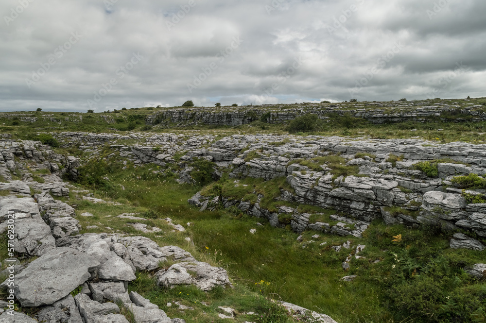 Landscape of the Burren, Ireland Landscape of the Burren, Ireland
