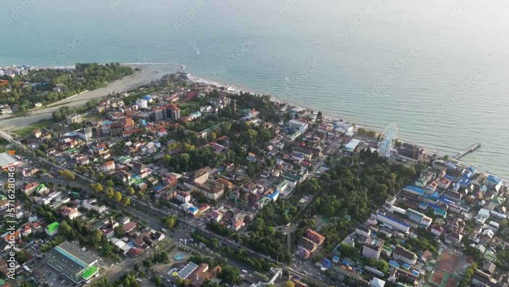 Panorama of Lazarevskoe, Sochi, Black sea Panorama of Lazarevskoe, Sochi, Black sea
