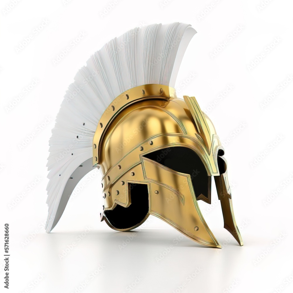 Spartan warrior helmet used for warrior Stock Illustration | Adobe Stock