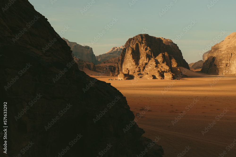 Wadi Rum Desert Landscape