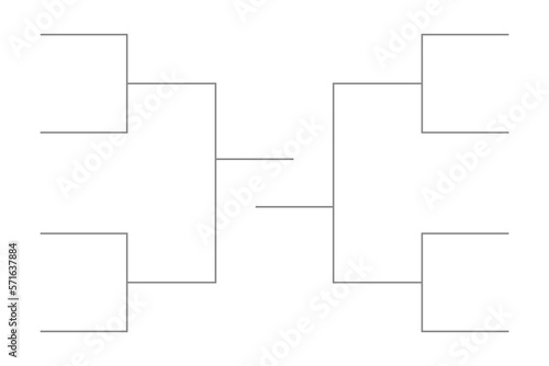 Tournament best 8 teams table diagram