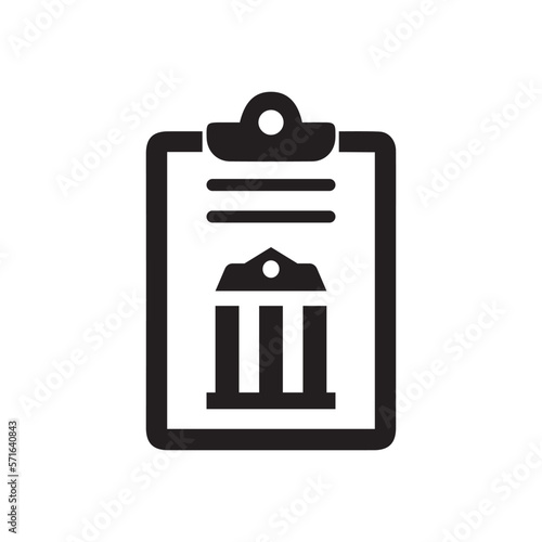 Policy icon design in trendy flat vector policy icon. From law and justice collection, vector illustration can be use for web and mobile, eps10