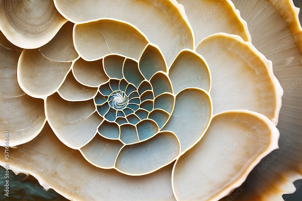 Spiral sea shell Stock Illustration Adobe Stock Spiral sea shell Stock Illustration Adobe Stock