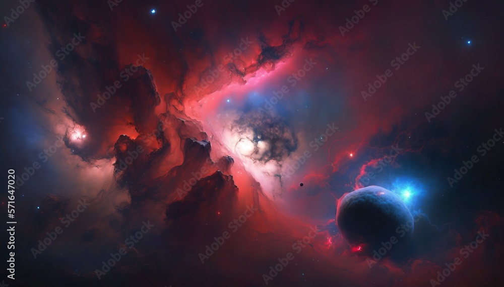 Nebula Space Wallpaper, Beautiful 4K Landscape