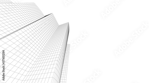 abstract modern building