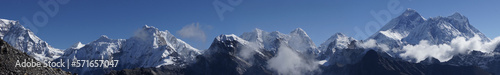 Panoramic view of Himalayas, Nepal