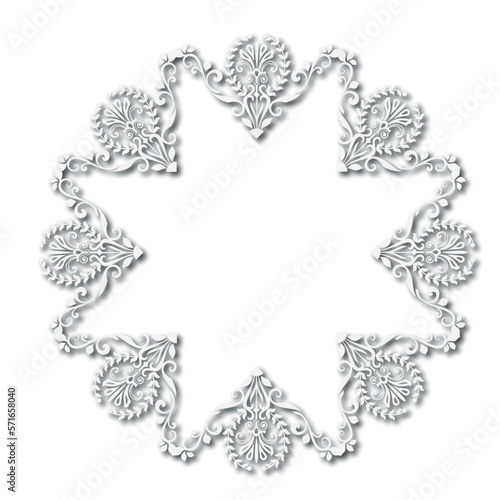 frames in vintage style with elements of ornament, art, pattern, background, texture, Vector illustration eps 10, Art. © Zet_san
