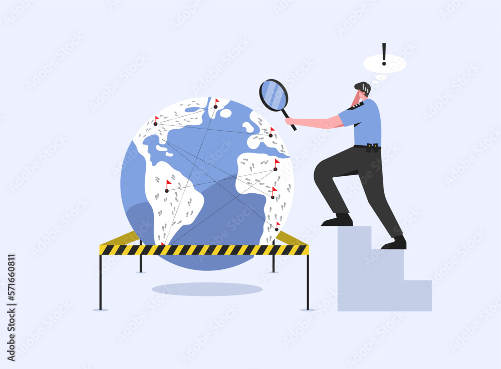 Police on a mission to find evidence of crime from the scene of the crime. Police on a mission to find evidence of crime from the scene of the crime.