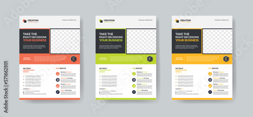 DIN A4 business brand manual templates set. Company identity brochure page with infographic financial data. Marketing research, and commercial offer. Vector layout design for poster, cover, brochure