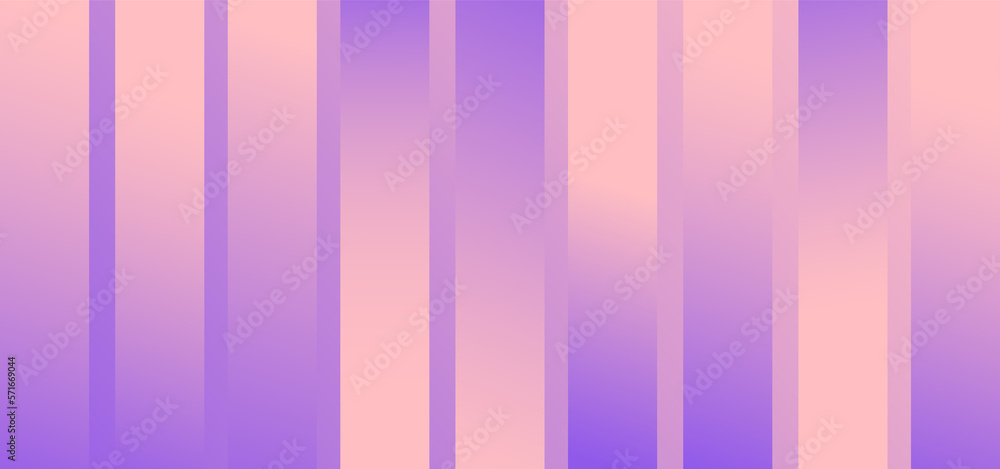 Purple and pink gradient lines. Minimal background. Creative reflection banner