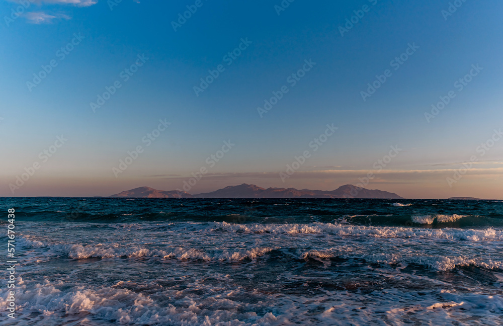 Naklejka premium Grecki krajobraz na Wyspie Kos