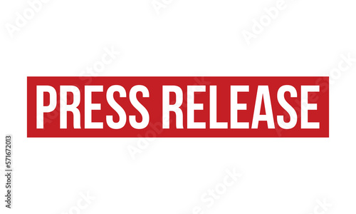 Press Release Rubber Stamp Seal Vector