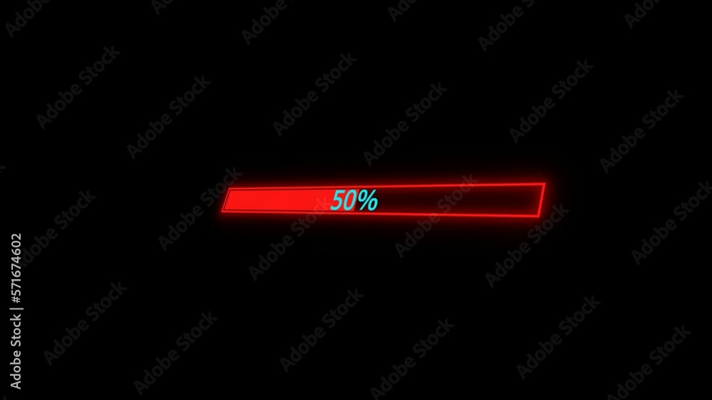 Loading bar and presentence
Futuristic progress loading bar 0-100 percent Loading bar and presentence
Futuristic progress loading bar 0-100 percent