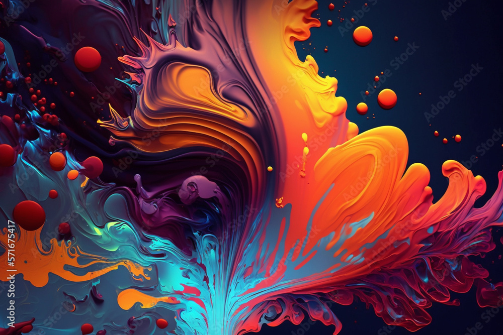 Colored paint background. Created with generative Ai technology. Colored paint background. Created with generative Ai technology.