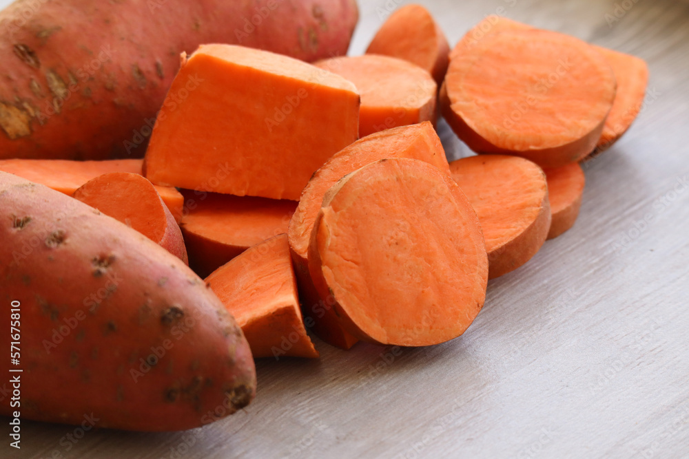 Sweet potato Cubed potatoes sweet yam orange Sweet potato Cubed potatoes sweet yam orange