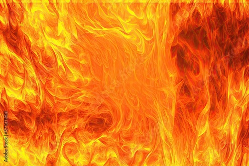 Leinwand Poster abstract blaze fire flame texture background. Generative AI