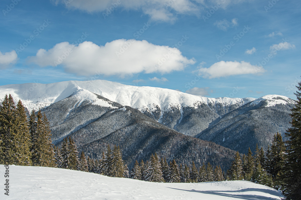 Obraz premium snow covered mountains