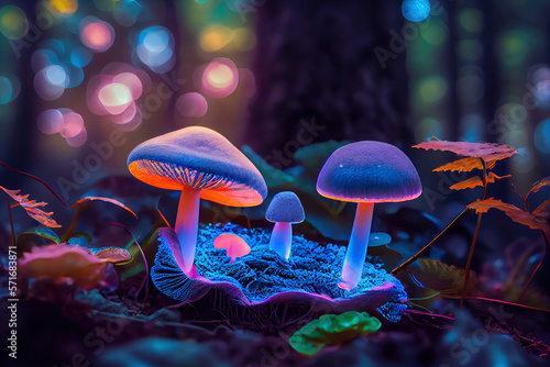 neon mashroom © Ivan
