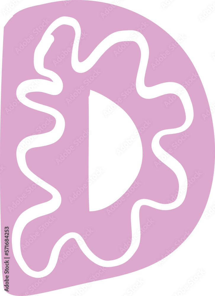 Letter D english alphabet. Letter D english alphabet.