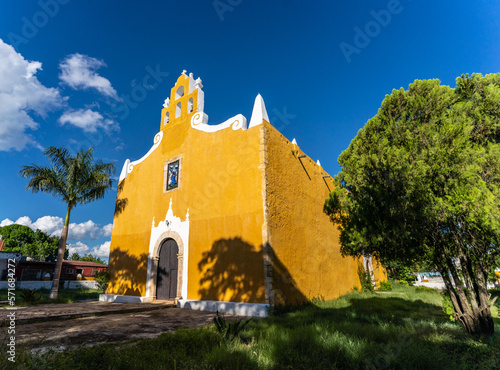 Colonial Architecture church of Santa Ana.