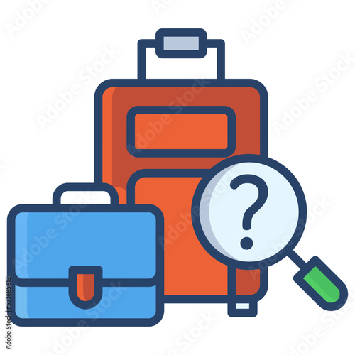 lost found luggage icon