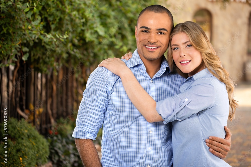 Happy senior couple near house, lifestyle concept. Happy senior couple near house, lifestyle concept.