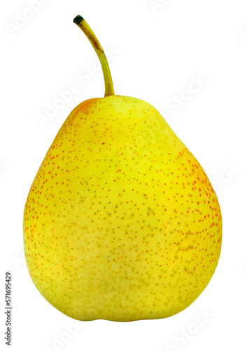 Wall Mural Ripe pear with stem