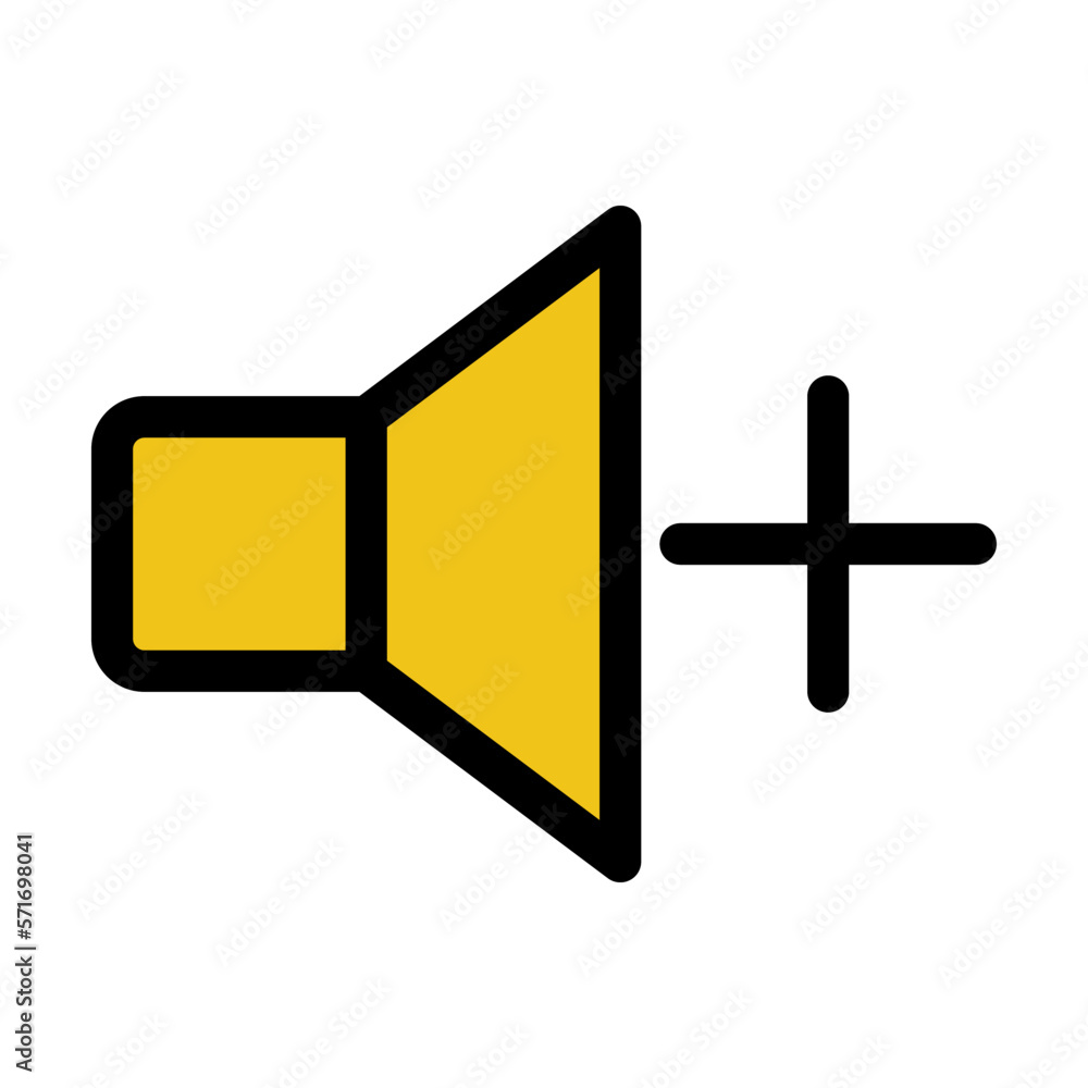 Add volume icon line isolated on white background. Black flat thin icon on modern outline style. Linear symbol and editable stroke. Simple and pixel perfect stroke vector illustration Add volume icon line isolated on white background. Black flat thin icon on modern outline style. Linear symbol and editable stroke. Simple and pixel perfect stroke vector illustration