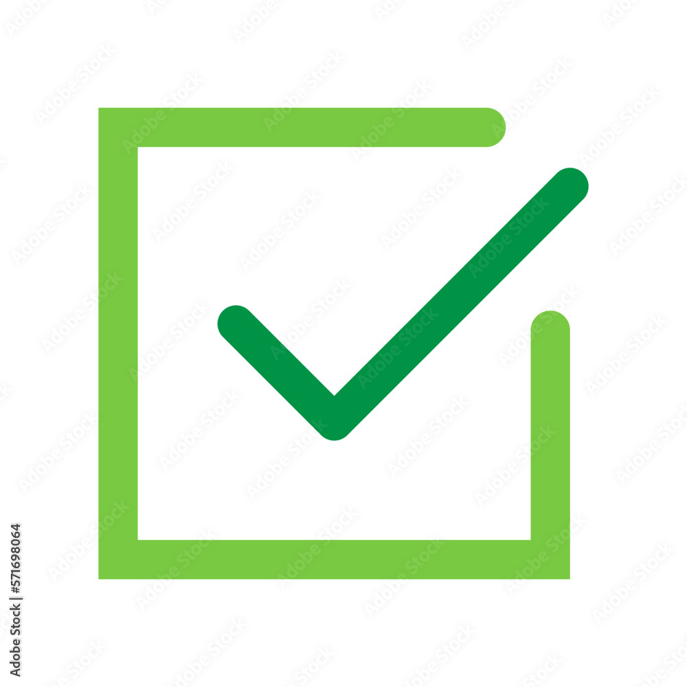 Check mark icon line isolated on white background. Black flat thin icon on modern outline style. Linear symbol and editable stroke. Simple and pixel perfect stroke vector illustration. Check mark icon line isolated on white background. Black flat thin icon on modern outline style. Linear symbol and editable stroke. Simple and pixel perfect stroke vector illustration.