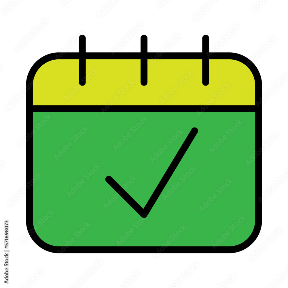 Calendar check icon line isolated on white background. Black flat thin icon on modern outline style. Linear symbol and editable stroke. Simple and pixel perfect stroke vector illustration Calendar check icon line isolated on white background. Black flat thin icon on modern outline style. Linear symbol and editable stroke. Simple and pixel perfect stroke vector illustration