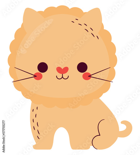 cute lion design