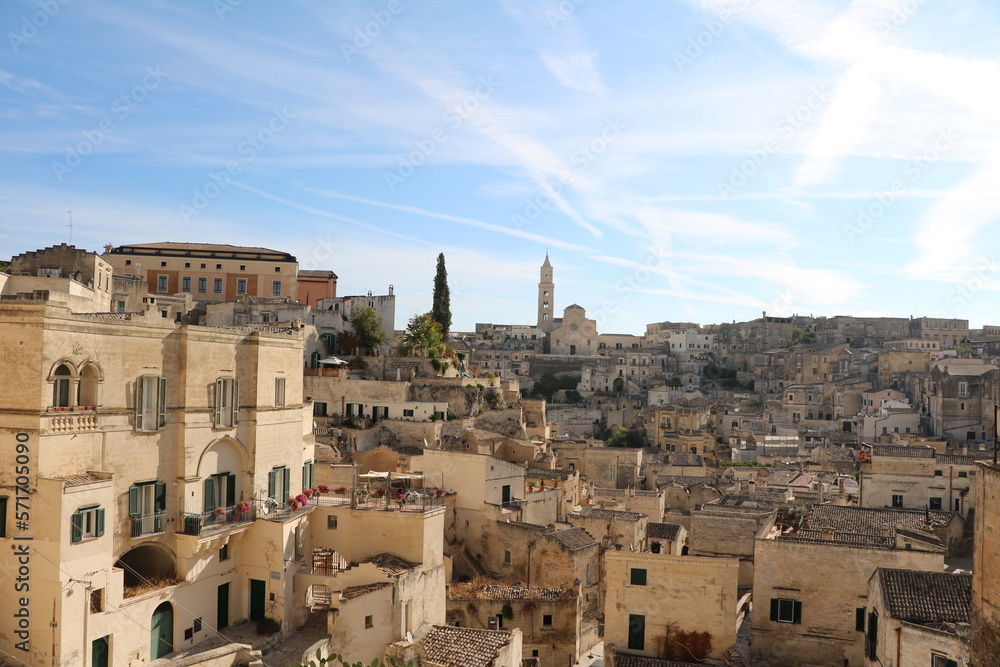 Historic old town of Matera, Italy
